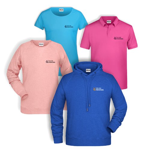 Sportbekleidung aus Stoff, verschiedene Modelle.