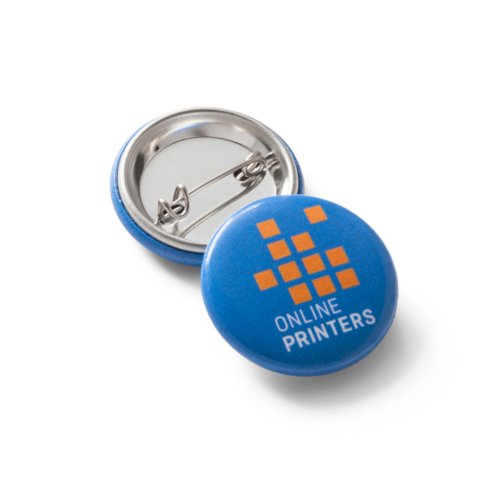 Buttons mit Nadelverschluss, rund, 2,5 cm Durchmesser 1