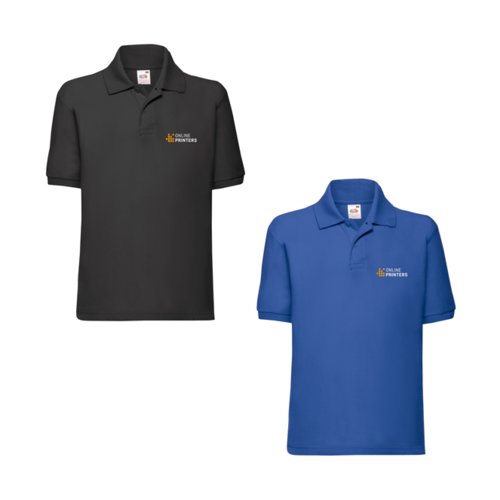 Baumwoll-Poloshirts f�r Kinder mit kurzen �rmeln und Knopfleiste.