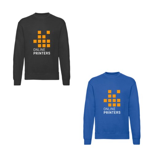 Herren Sweatshirt mit langen Ärmeln und Rundhalsausschnitt.