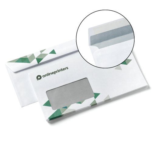 Papier-Briefumschlge, geeignet fr automatische Kuvertierung.