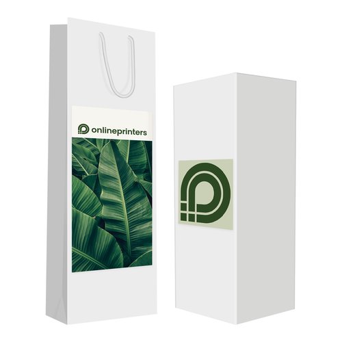 Papier-Verpackungsetiketten zum Aufkleben.