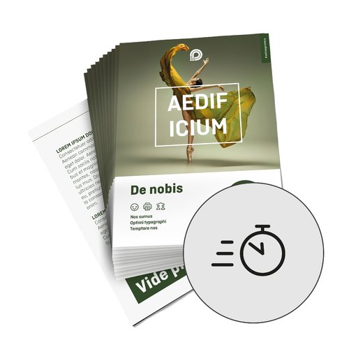 Papier-Flyer, vielseitig einsetzbar.