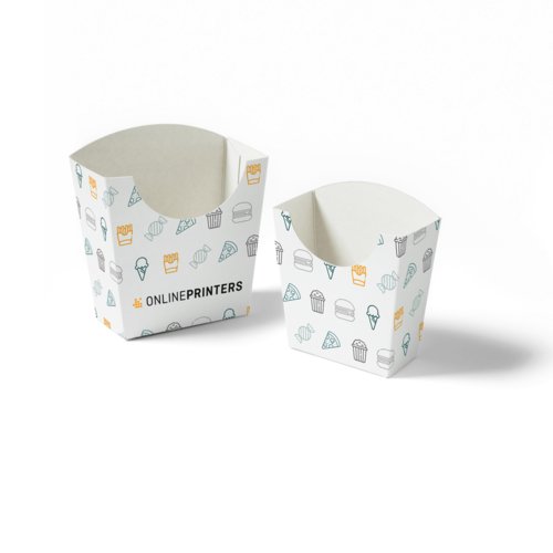 Papierschachtel fr Pommes frites.