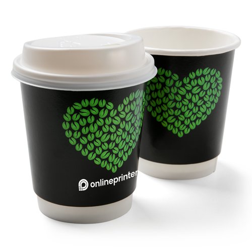 Papp-Trinkbecher f�r Hei�- und Kaltgetr�nke.