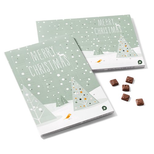 Papier Adventskalender zum Aufhngen oder Aufstellen.