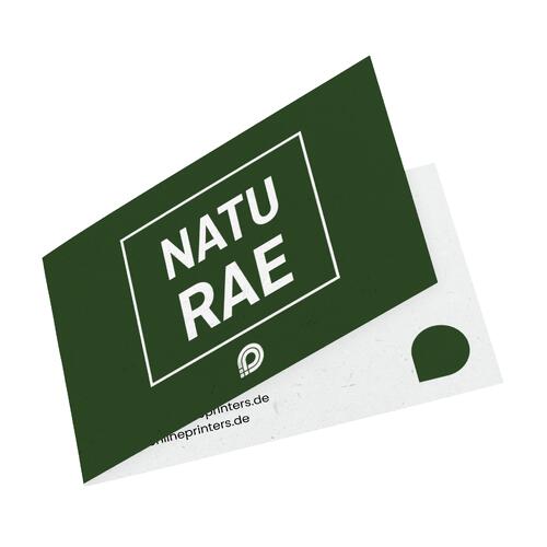 Naturpapier Klappkarten