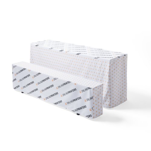 Helle Stoff-Husse f�r Tische oder Stehtische.