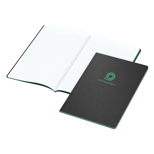 Notizbuch mit Softcover-Einband.