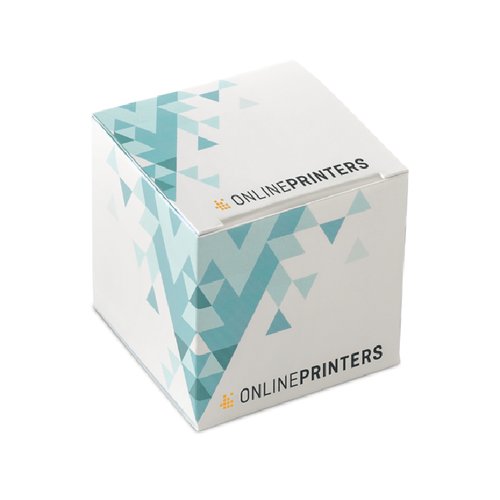 Papier Faltschachtel, wiederverschliebar.