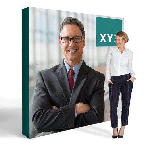 Faltbare Textil-Displaywand f�r flexible Pr�sentationen.