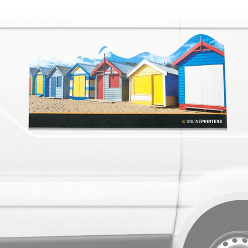 Magnetische Schilder zur Anbringung auf metallischen Oberfl�chen.