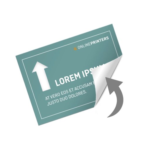 Ablsbare Papier-Sticker fr vielfltige Anwendungen.
