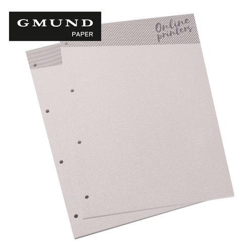 Papier-Block mit exklusiver Papierqualitt und gelochten Blttern.