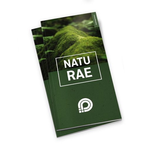 Papier Produkt im Hochformat.