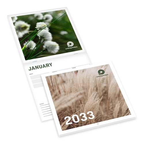 Papier Kalender zum Aufhngen mit Monatsbersicht.