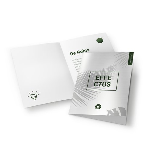 Papier-Klappkarten mit Spezialeffekten.