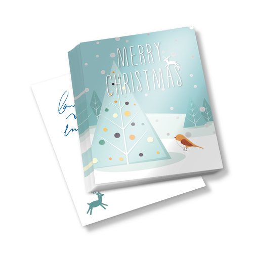 Weihnachtskarten mit Spezialeffekten.