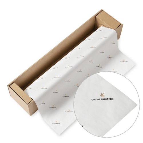 Seidenpapier auf Rolle.