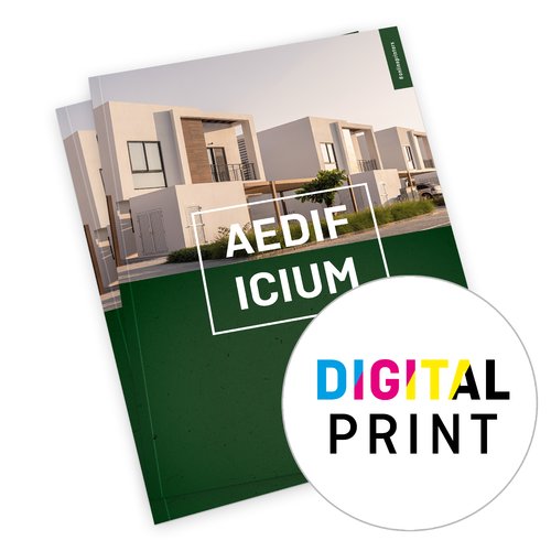 Papier Katalog mit Rckendrahtheftung.