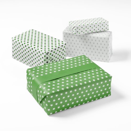 Geschenkpapier, vielseitig einsetzbar.