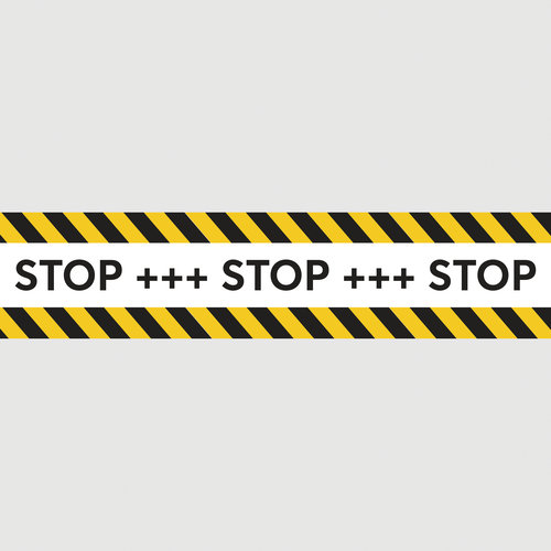 Stop (gelb-schwarz)