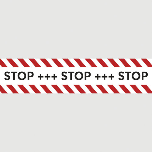 Stop (rot-weiß)